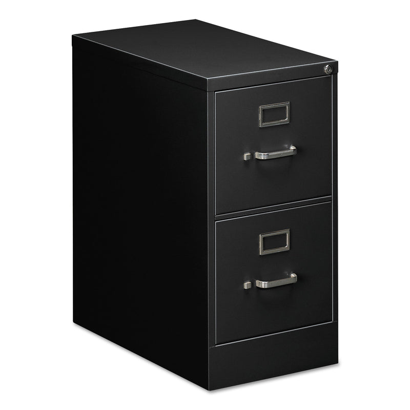 Alera Two-Drawer Economy Vertical File, 2 Letter-Size File Drawers, Black, 15" x 25" x 28.38"