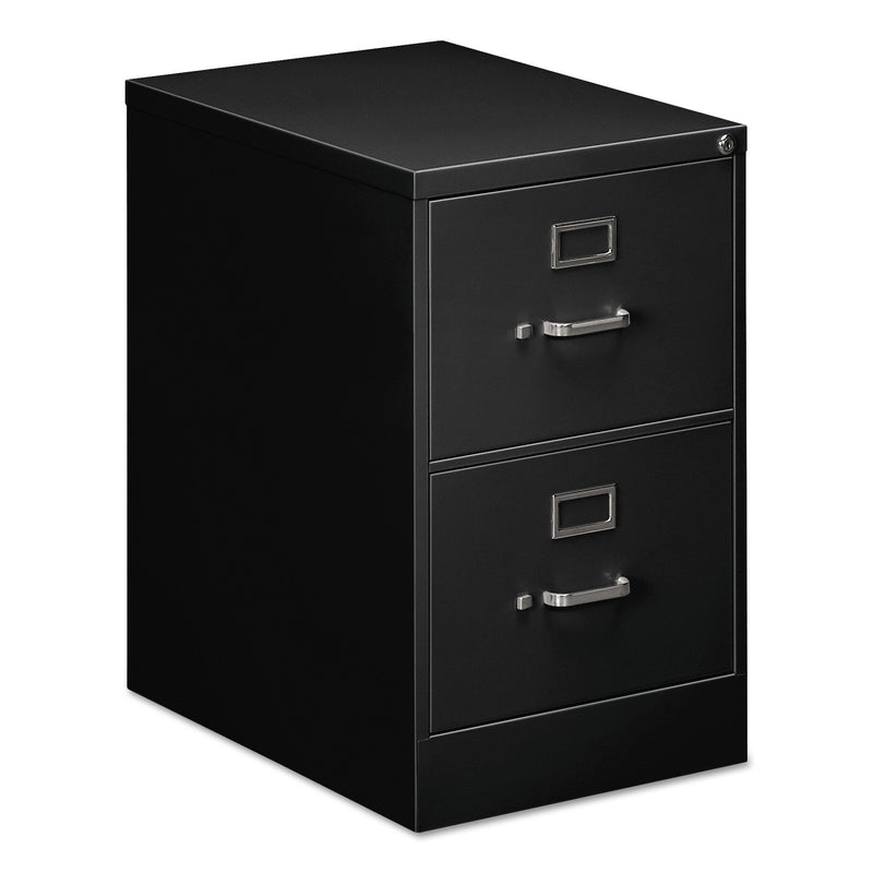 Alera Two-Drawer Economy Vertical File, 2 Legal-Size File Drawers, Black, 18" x 25" x 28.38"