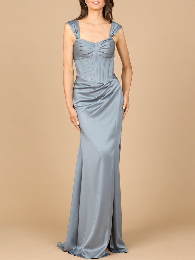Sleeveless Corset Gown