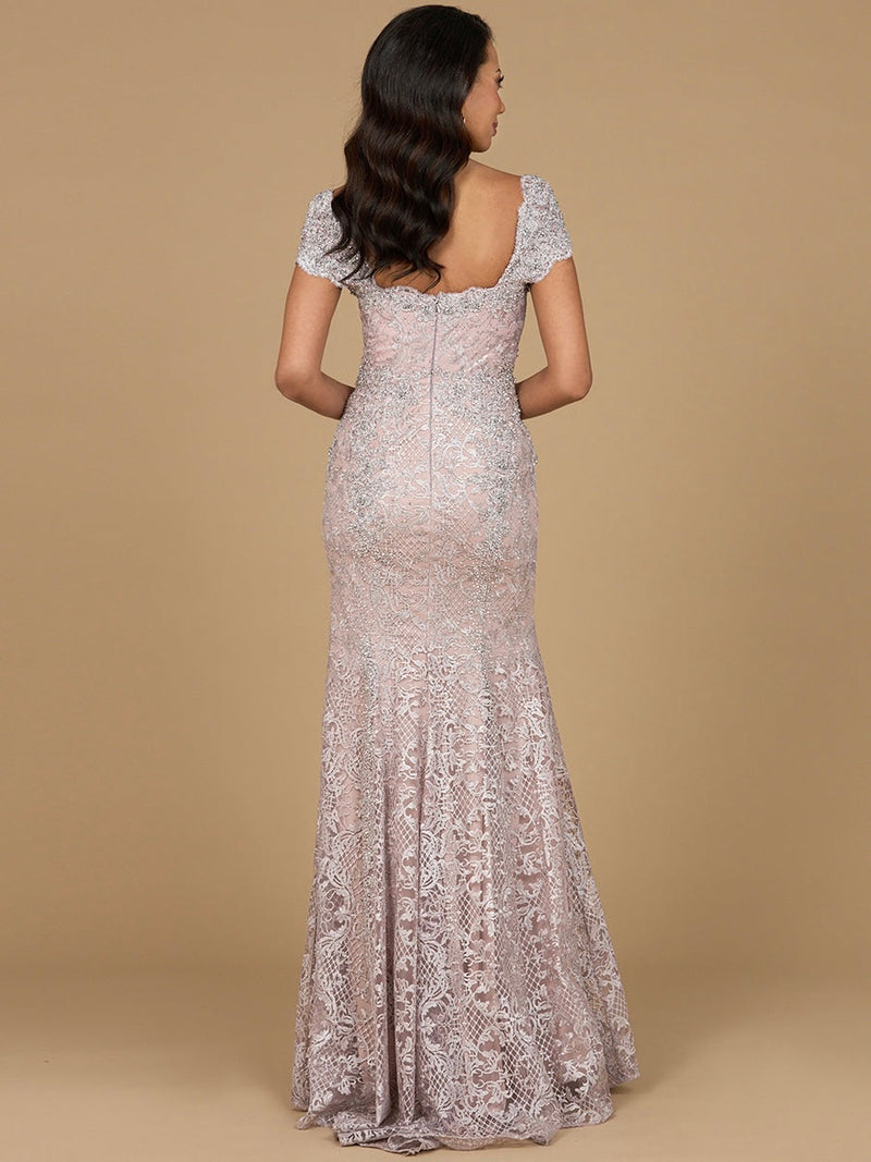 Fitted Lace Mermaid Gown