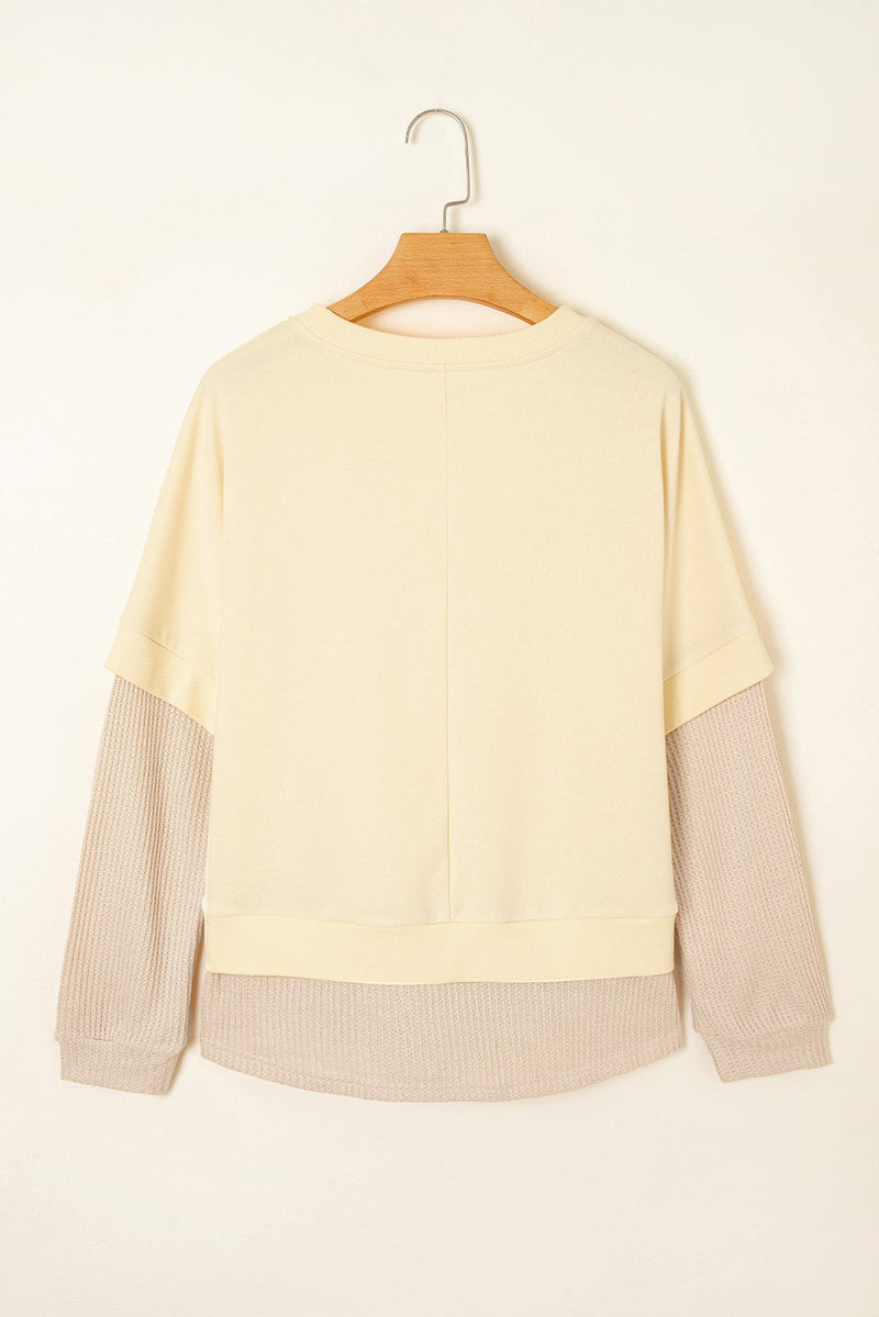 Evajira Two Piece Patchwork Sweatshirt