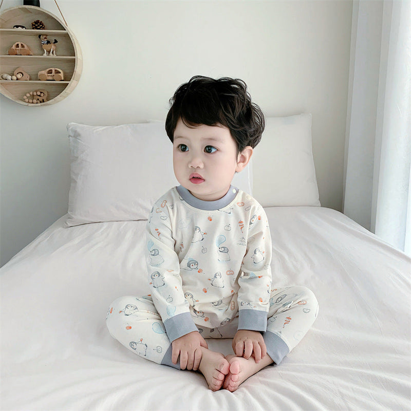 Children's Autumn Clothing Set Pure Cotton