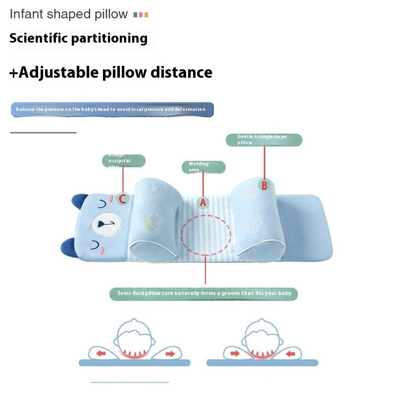 Baby Shaping Pillow – Breathable Ventilated Head Support Cushion