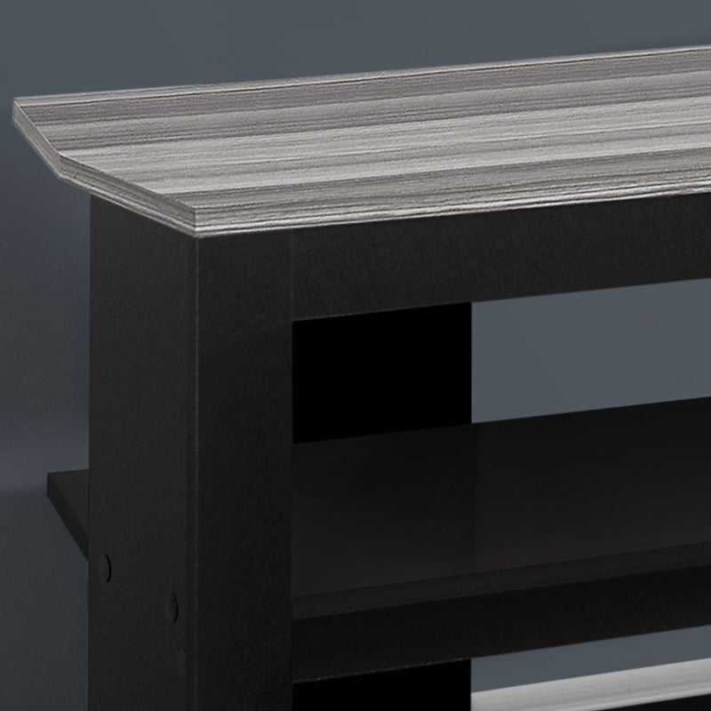 TV Stand, Console, Media Entertainment Center, 3 Storage Shelves