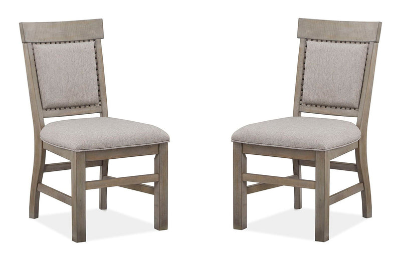 Tinley Park - Dining Side Chair With Upholstered Seat & Back (Set of 2) - Dove Tail Gray