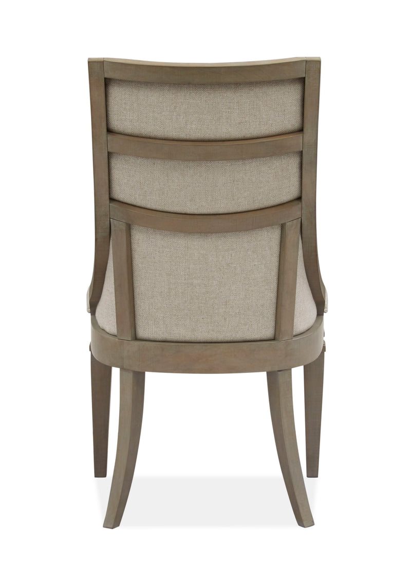 Lancaster - Dining Arm Chair With Upholstered Seat & Back (Set of 2) - Dovetail Gray