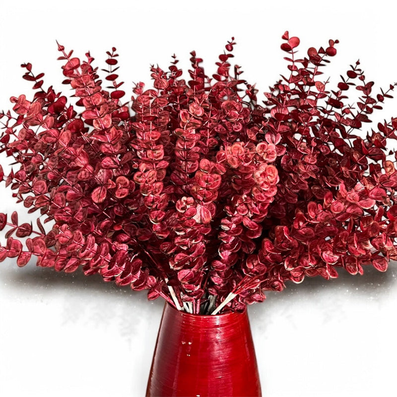 Fake Eucalyptus Stems - Artificial Greenery Leaves For Decor