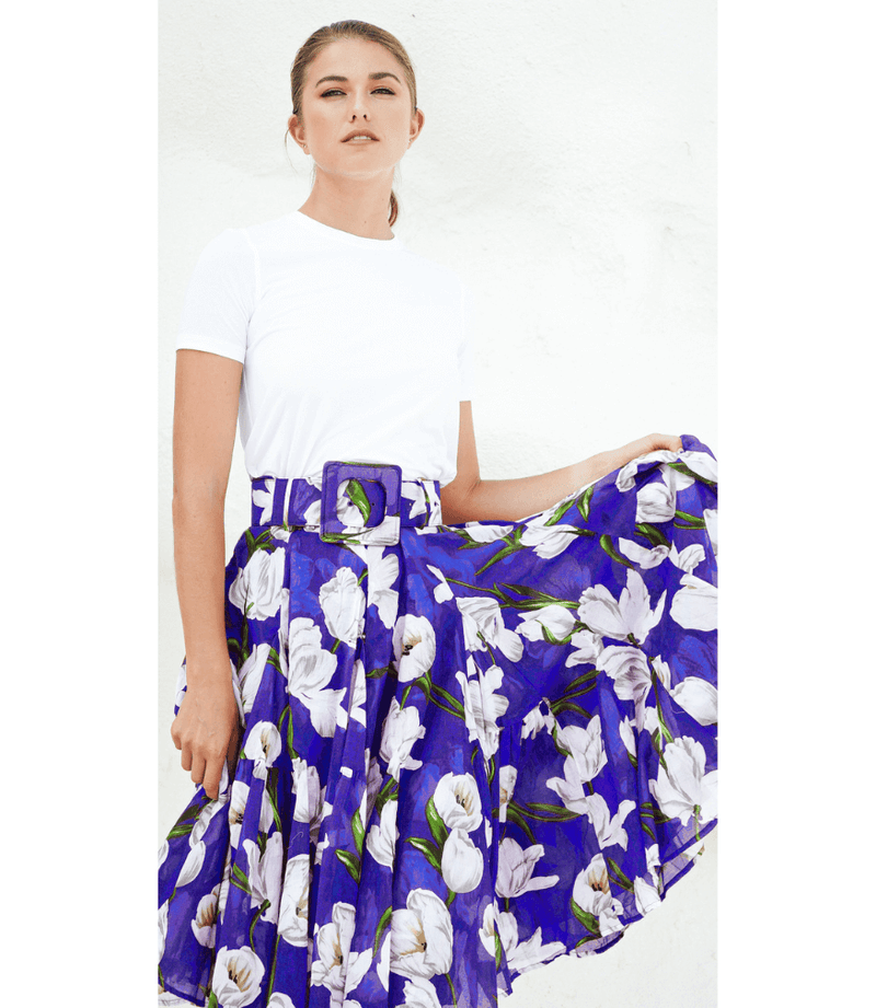 Birdy Skirt Cobalt Blue