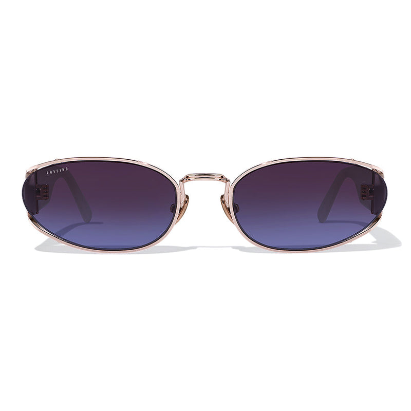 Bisou 60mm Oval Sunglasses | Purple