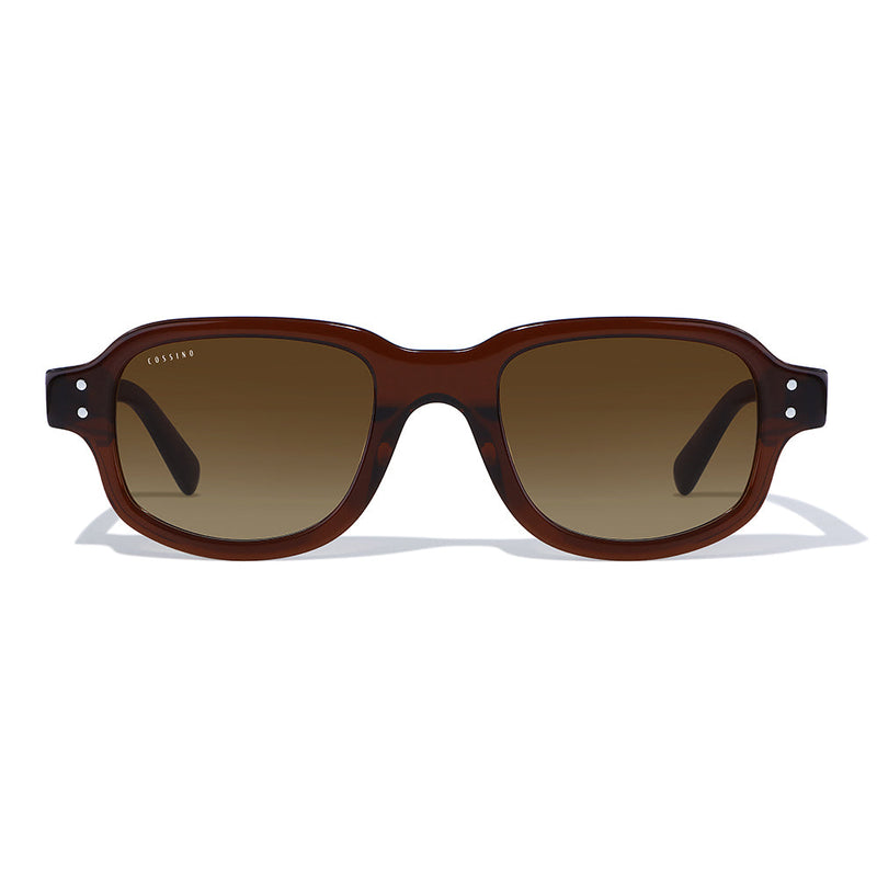 Tres 48mm Rectangle Sunglasses | Brown