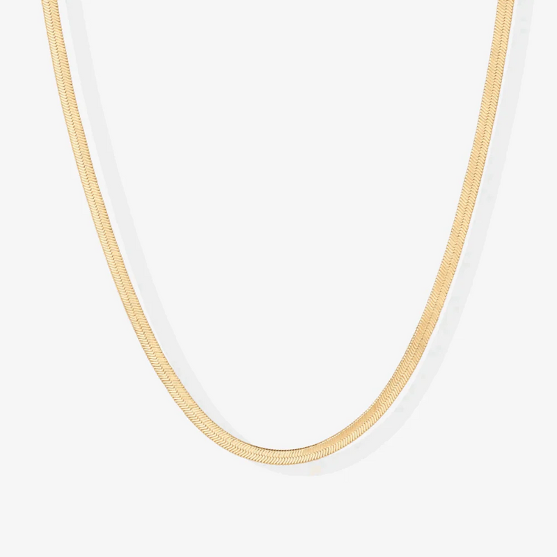 The Eliana Gold Snake Chain Necklace