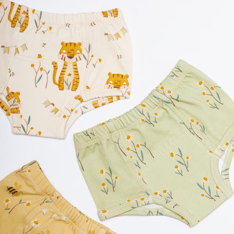 Bundle of Floral Potty Training Underwear (3 Pack)