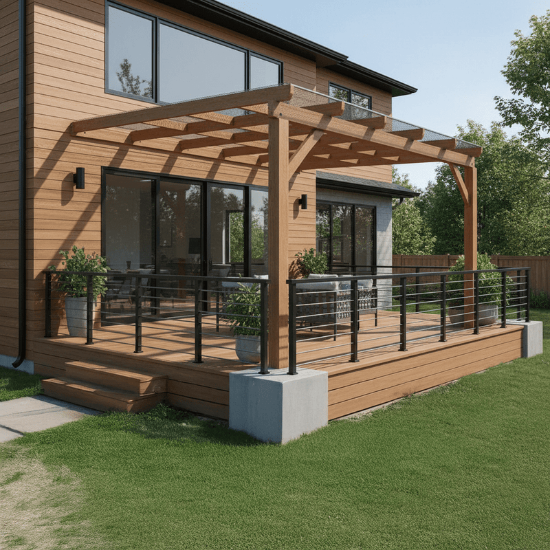 DIY Polycarbonate Lean-To Roof Kit