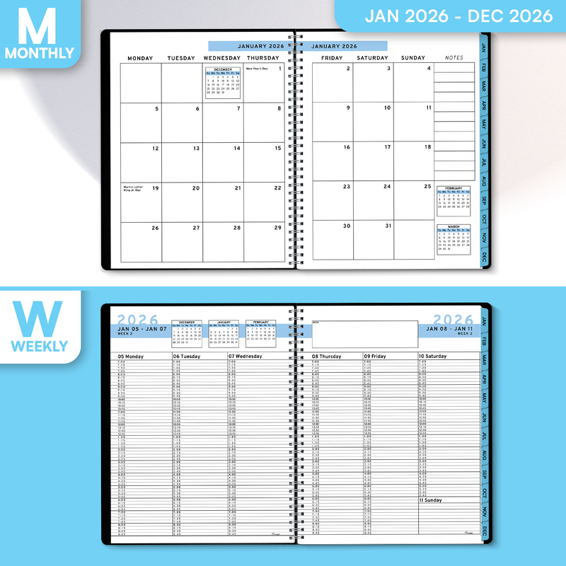 2026 Jan-Dec Appointment Book & Planner