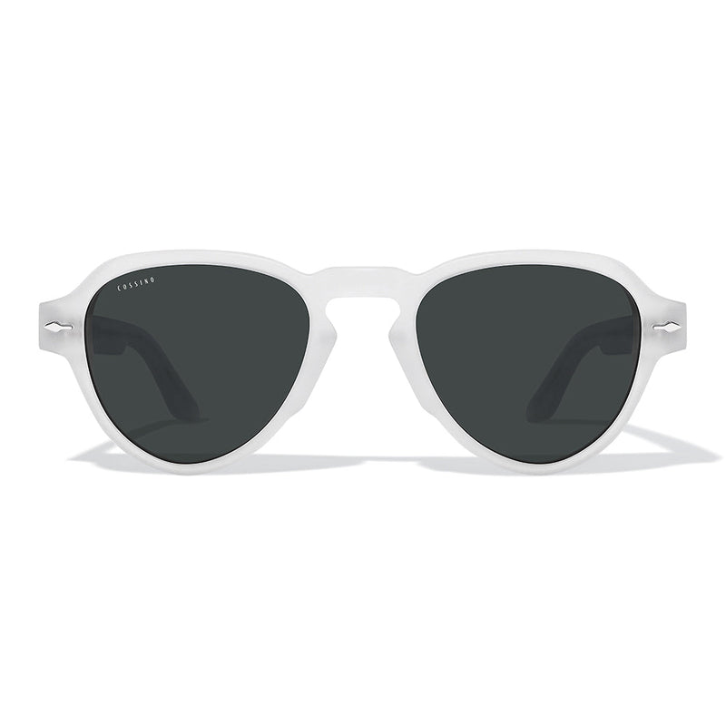 Soul 51mm Keyhole Sunglasses | White
