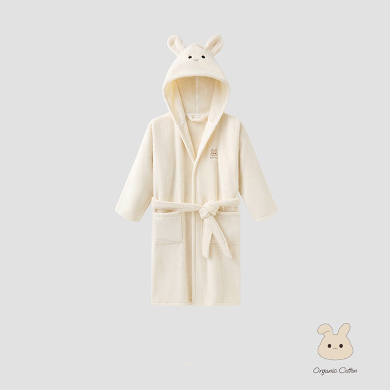 Children's Nightgown Girls' Absorbent Thickened Bathrobe
