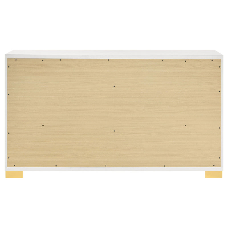 Marceline 6-drawer Dresser White