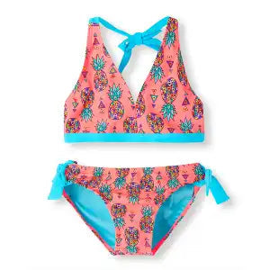 Colorful Neck-hanging Bikini Swimwear