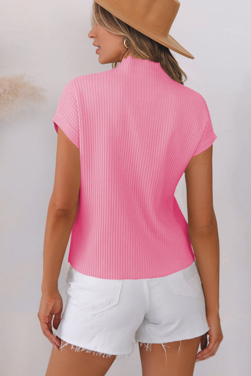 Calliope Knit Short Sleeve Sweater