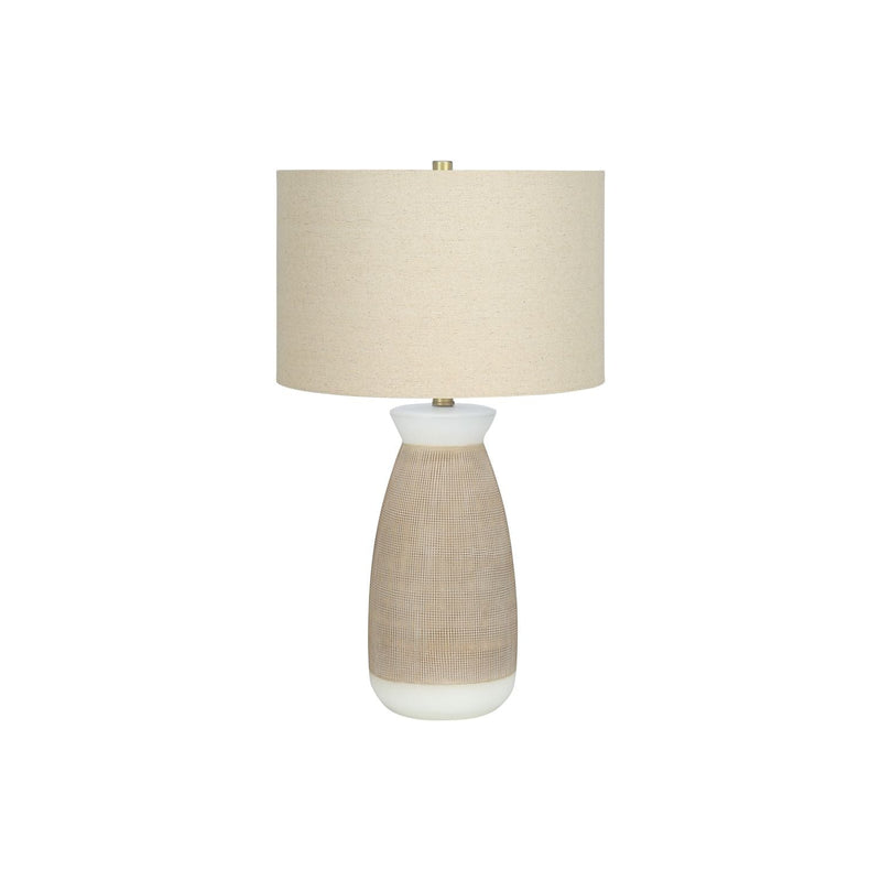 Lighting, Table Lamp, Ceramic, Resin, Contemporary - Cream