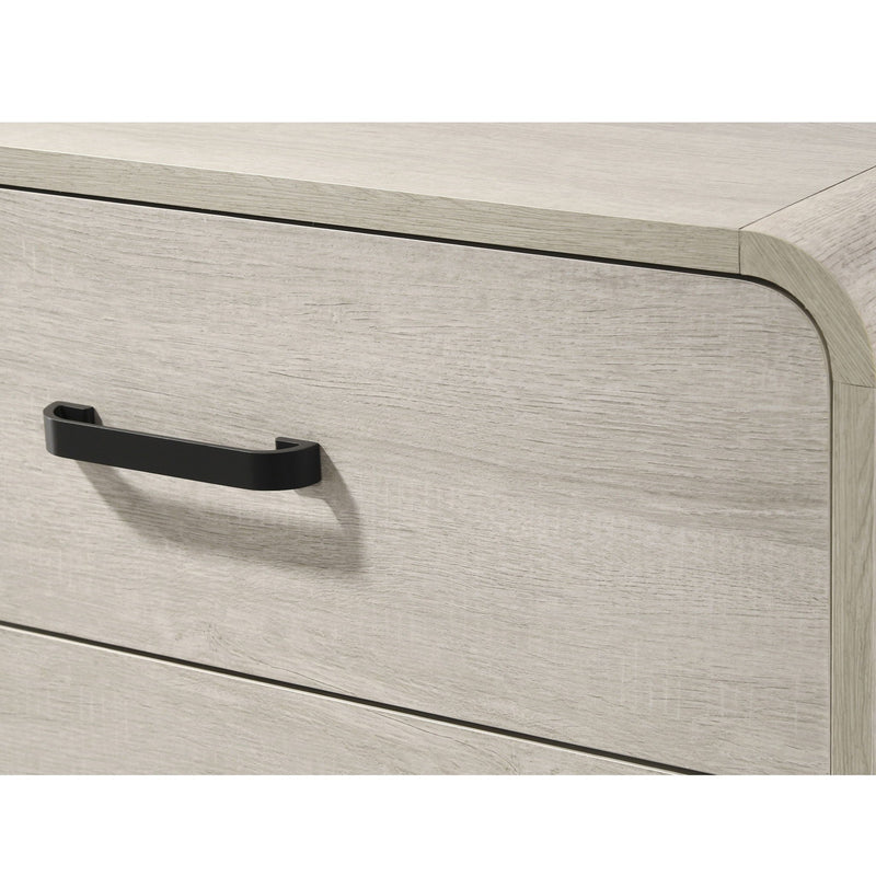 Nightstand With 2 Drawers, Ample Storage Space - Antique White
