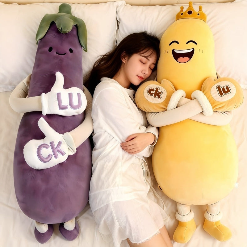 Giant Hug Pillow Stress Relief Plush Doll – Slappable Sound Toy