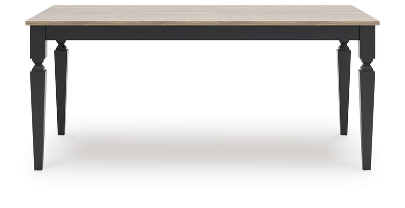 Brenkerton - Rectangular Dining Room Table - Grayish Brown / Black