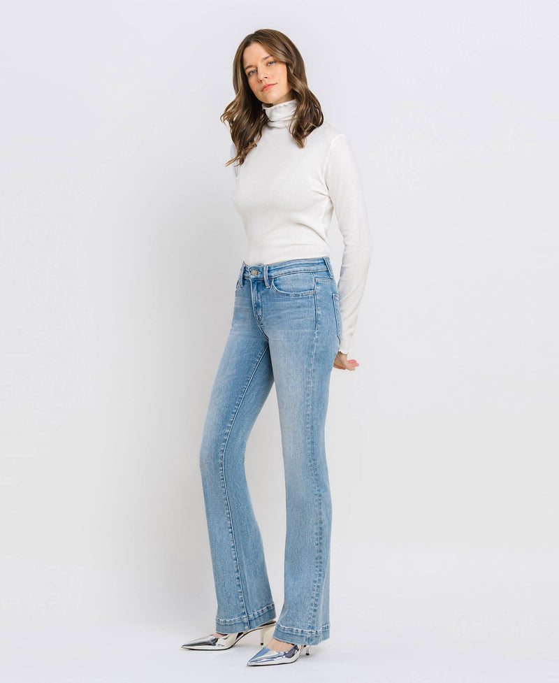 Mid Rise Bootcut Jean