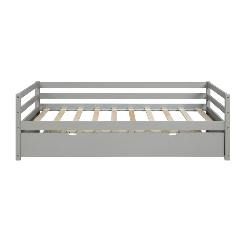Twin Daybed With Trundle Frame Set