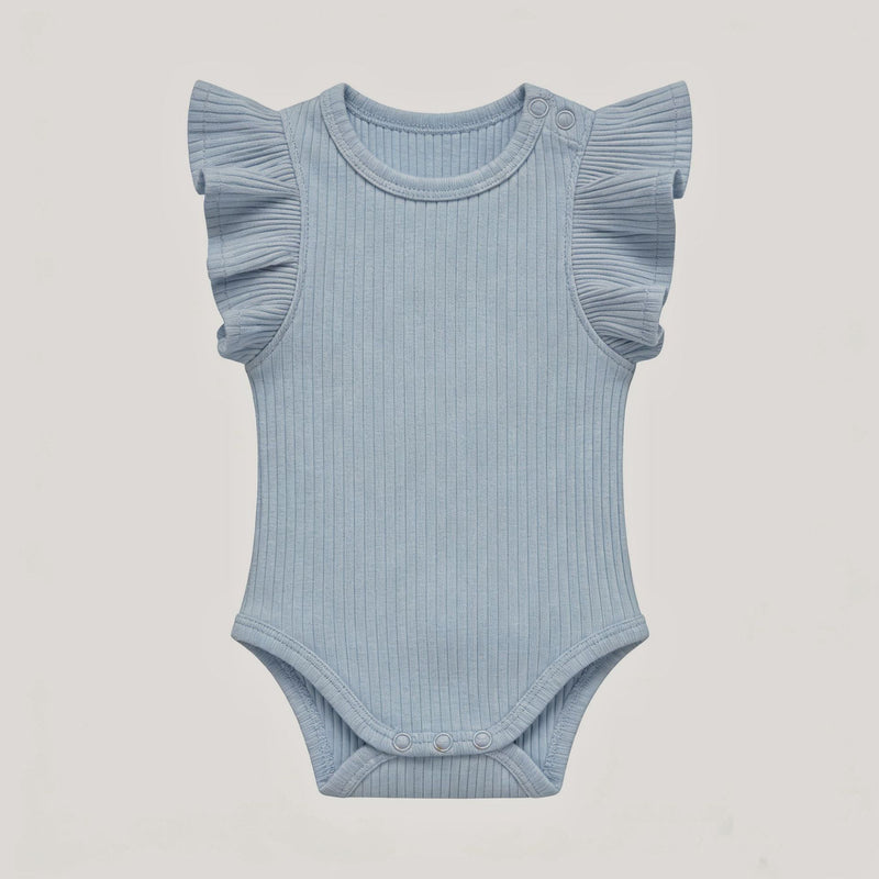 Baby Romper Knitted Ribbed Infant Onesie