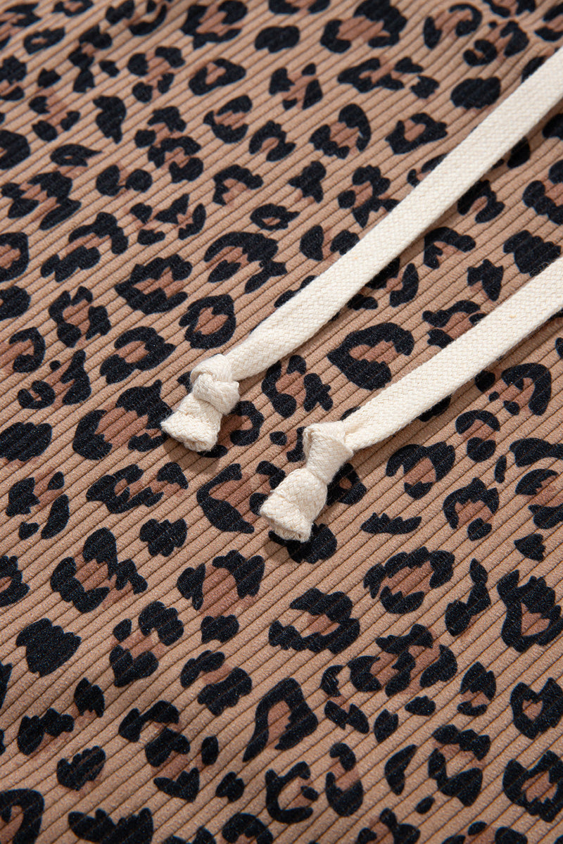 April Collar Zip Hooded Pullover