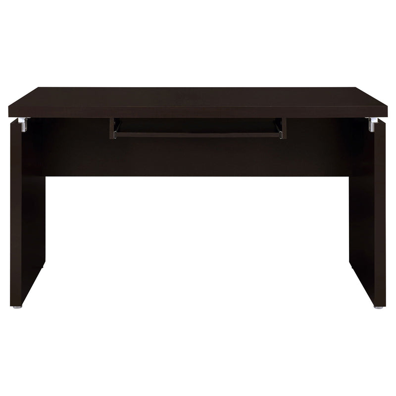 Skylar 83-inch L-Shaped Office Computer Desk Cappuccino