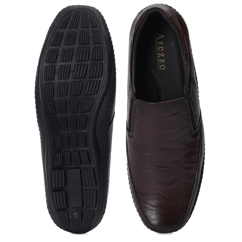 Ravenmark - Brown Slip Ons