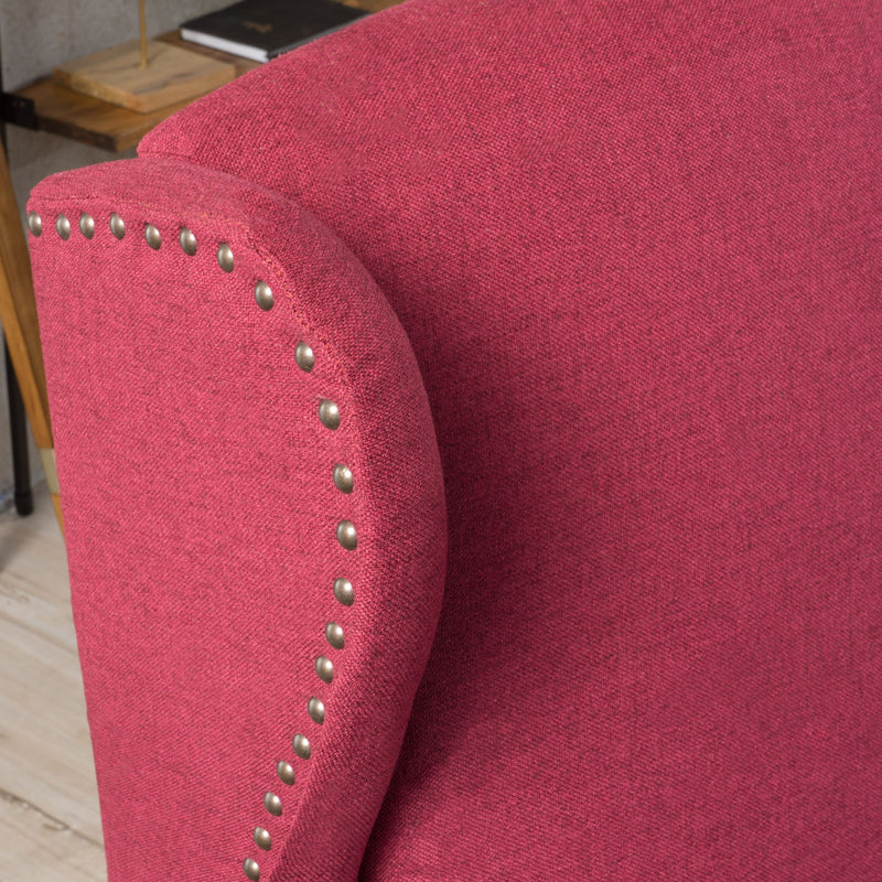 Westeros Wing Back Fabric Upholstered Recliner