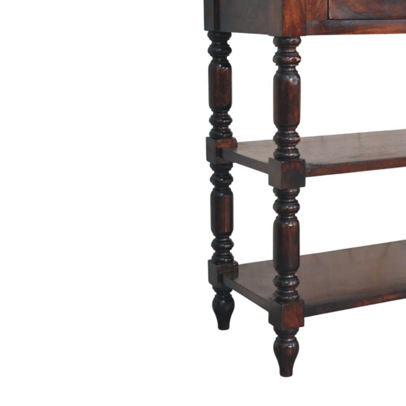 Turned Legs Side Table