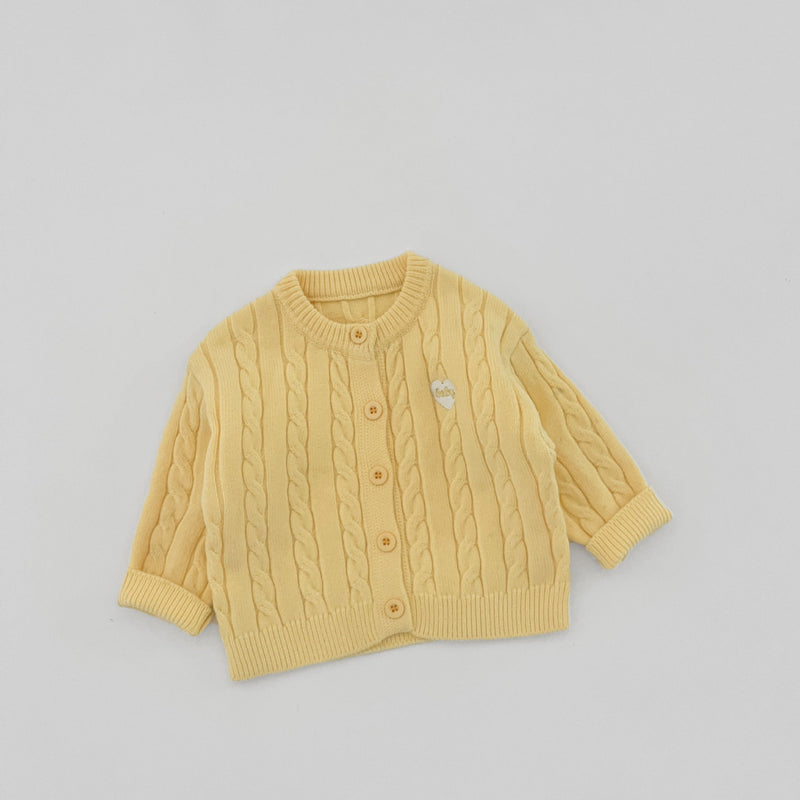 Twist-knit Cardigan Autumn Kids Clothing Outerwear