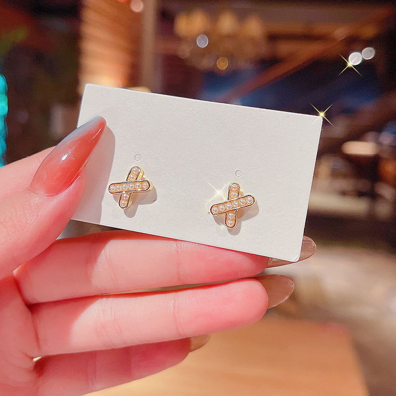 Mini Pearl Stud Earrings for Women