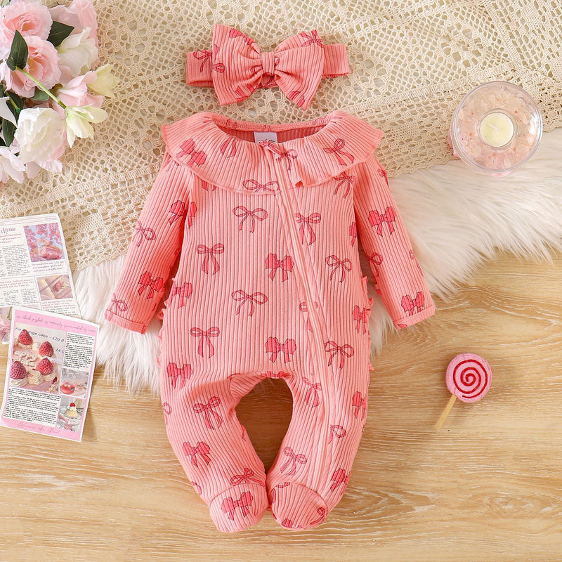 Long-sleeve One-piece Romper For Babies With Long Sleeves