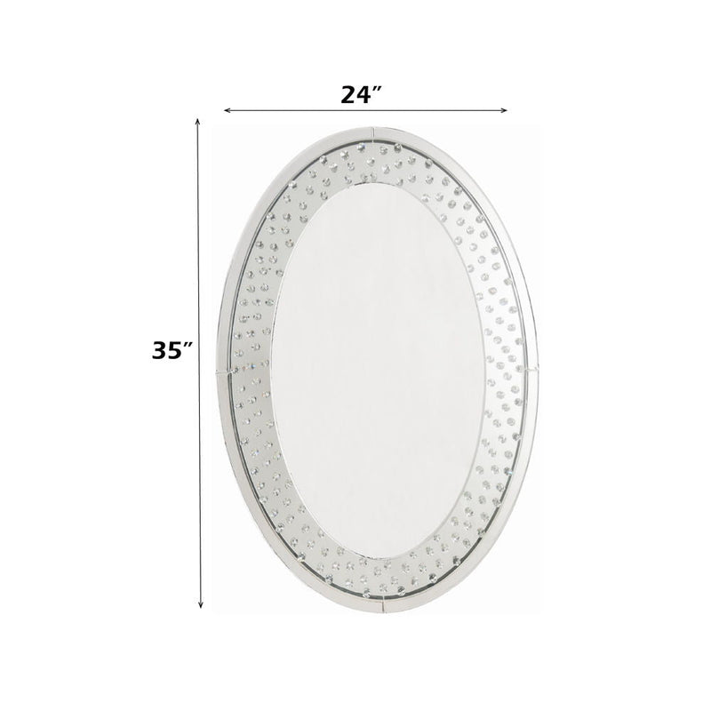 Nysa - Accent Decor - Mirrored & Faux Crystals