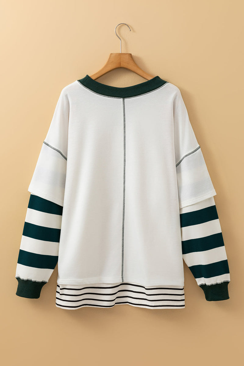 Janiyah Fake 2 Piece Sweatshirt