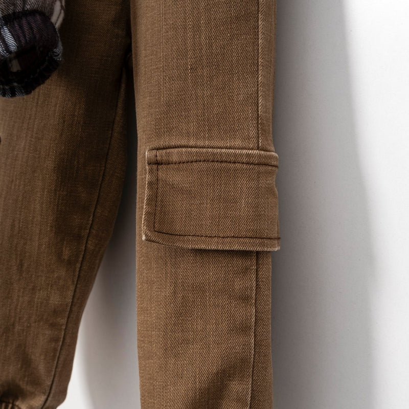 Hooded Plaid 2 Piece Set