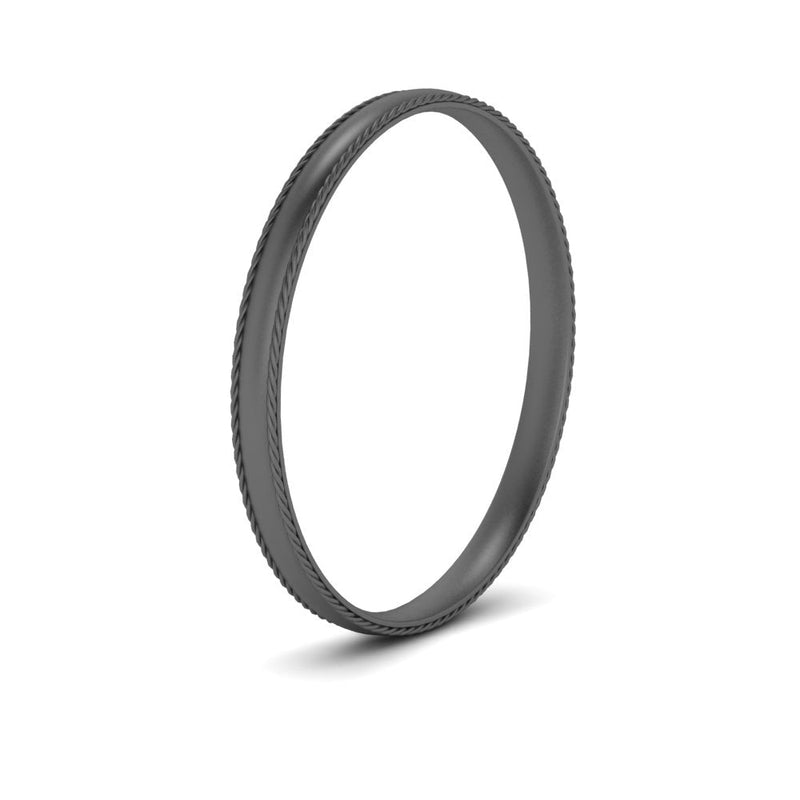 Rope Design Comfort Fit Mens Band