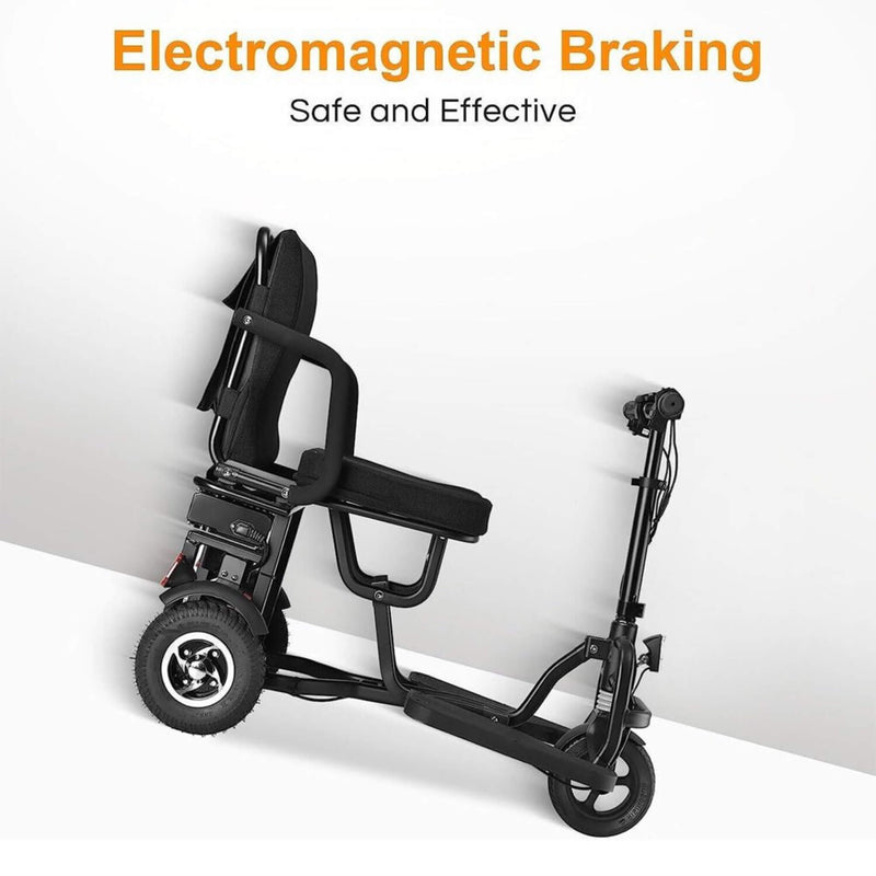 EZG 3-Wheel Electric Heavy-Duty Lightweight Powered Mobility Scooter For Adults, 280LBS (SAK47361)