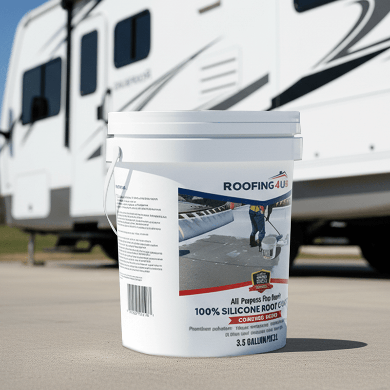 All Purpose Flex Repair 100% Silicone Roof Sealant - 3.5 Gallon