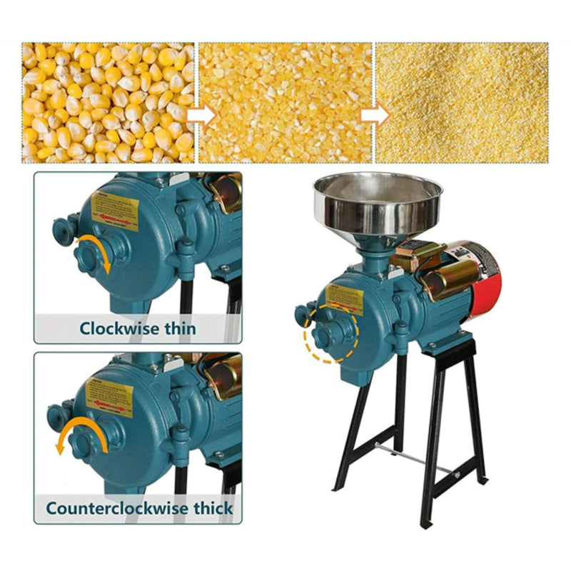 3000W Commercial Electric Corn Wheat Grain Mill Grinder (SAK91135)