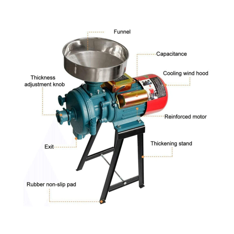 3000W Commercial Electric Corn Wheat Grain Mill Grinder (SAK91135)