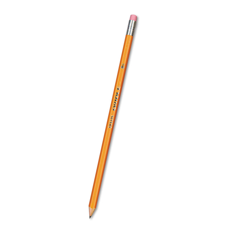 Dixon Oriole Pencil, HB (#2), Black Lead, Yellow Barrel, 72/Pack