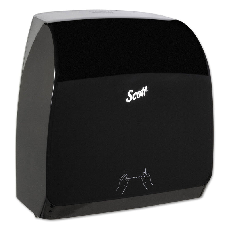 Scott Control Slimroll Manual Towel Dispenser, 12.63 x 10.2 x 16.13, Black