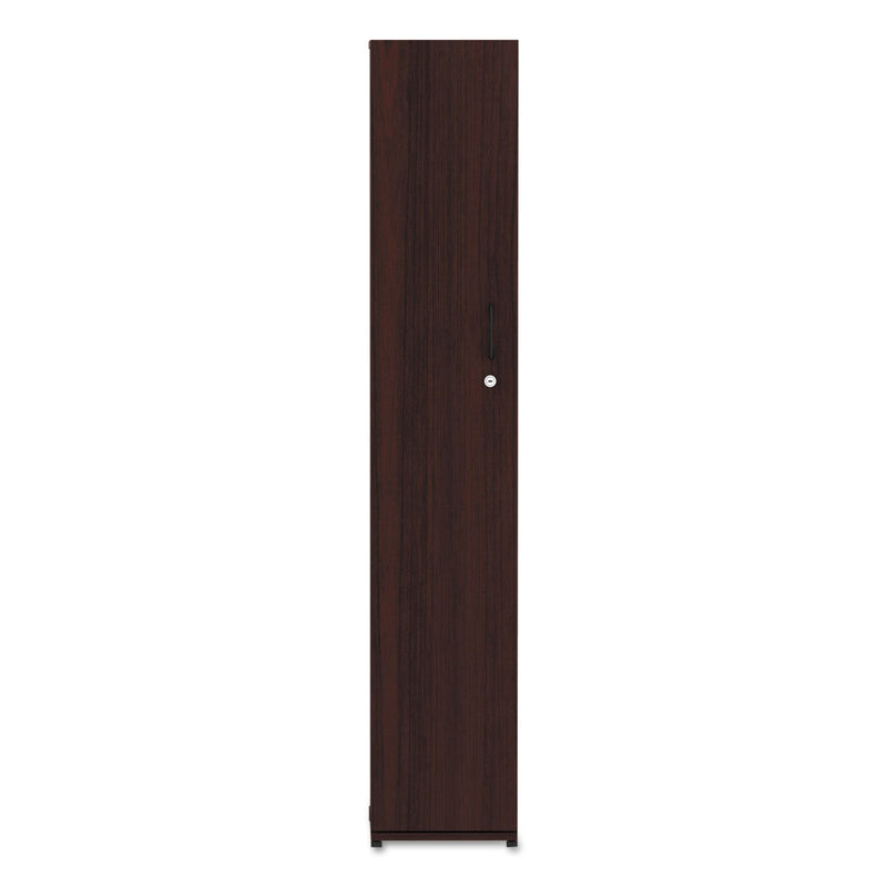 Alera Valencia Series Wardrobe, 11 7/8w x 23 7/8d x 65h, Mahogany