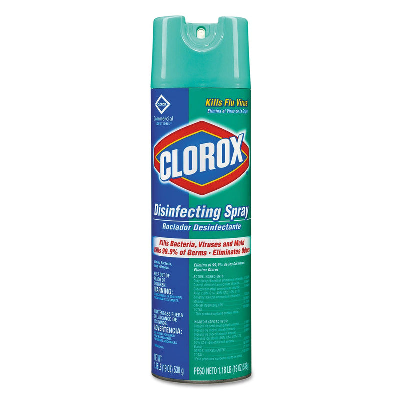 Clorox Disinfecting Spray, Fresh, 19 oz Aerosol Spray